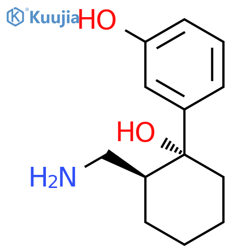 Phenol, 3-[(1R,2S)-2-(aminomethyl)-1-hydroxycyclohexyl]-, rel- structure