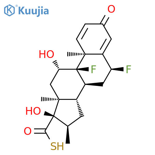 6a,9a-Difluoro-11b,17a-dihydroxy-16a-methyl-3-oxoandrosta-1,4-diene-17a-carbothioic Acid structure