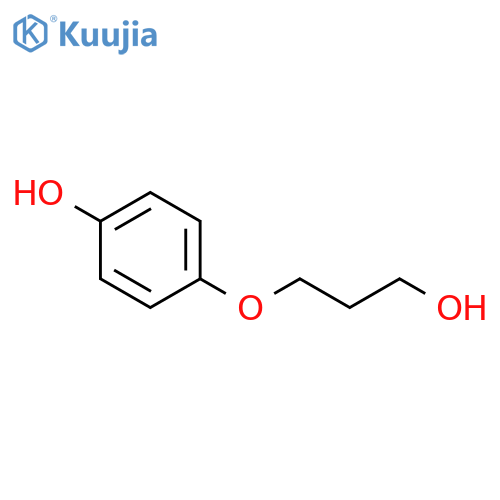 Phenol, 4-(3-hydroxypropoxy)- structure