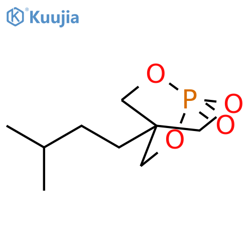 4-(3-methylbutyl)-2,6,7-trioxa-1-phosphabicyclo[2.2.2]octane 1-oxide structure