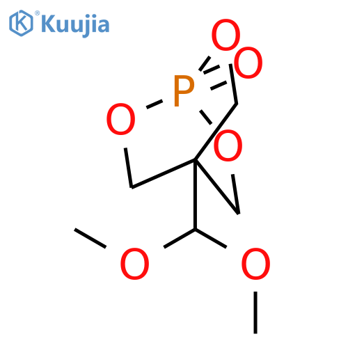 4-(dimethoxymethyl)-2,6,7-trioxa-1-phosphabicyclo[2.2.2]octane 1-oxide structure