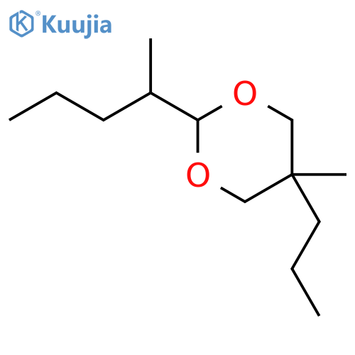 5-Methyl-2-(1-methylbutyl)-5-propyl-1,3-dioxane structure