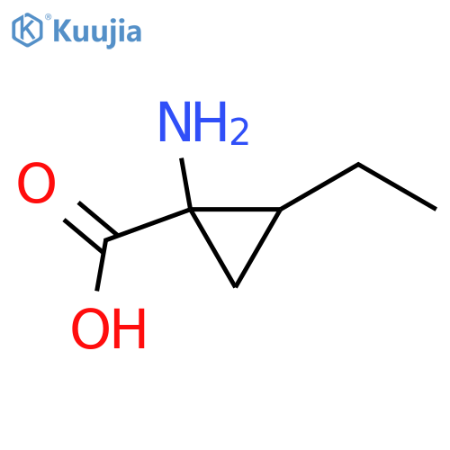 Cyclopropanecarboxylicacid, 1-amino-2-ethyl- (9CI) structure