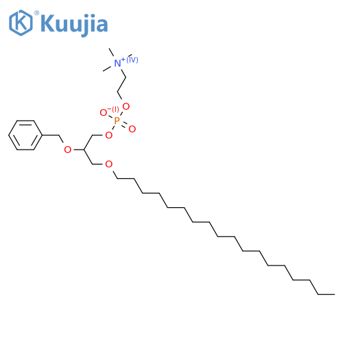 1-O-Alkylglycero-3-phosphocholines; 1-Octadecylglycero-3-phosphocholine, 2-Benzyl ether structure