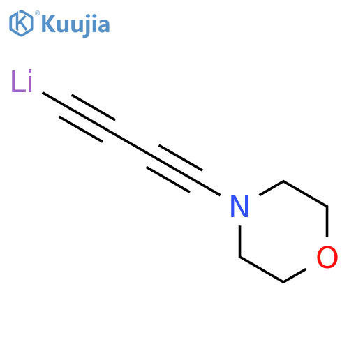 Lithium 4-(morpholin-4-yl)buta-1,3-diyn-1-ide structure