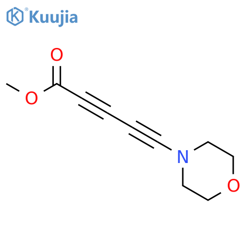 2,4-Pentadiynoic acid, 5-(4-morpholinyl)-, methyl ester structure