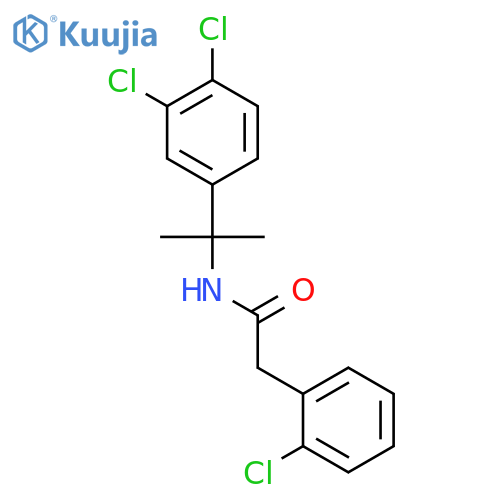 Benzeneacetamide, 2-chloro-N-[1-(3,4-dichlorophenyl)-1-methylethyl]- structure