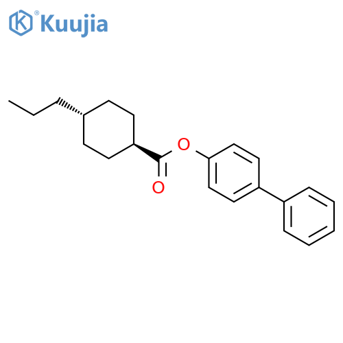 CYCLOHEXANECARBOXYLIC ACID, 4-PROPYL-, [1,1'-BIPHENYL]-4-YL ESTER, TRANS- structure