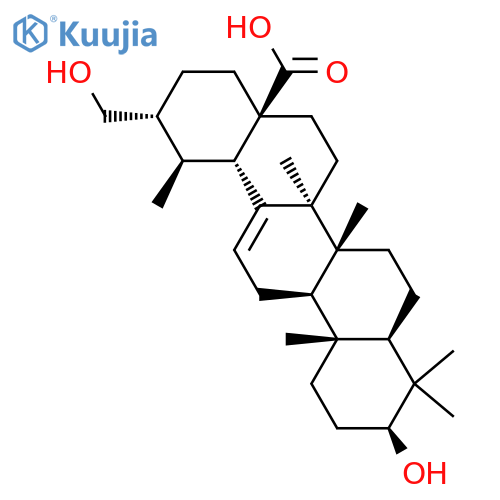 Urs-12-en-28-oic acid,3,30-dihydroxy-, (3b)- structure