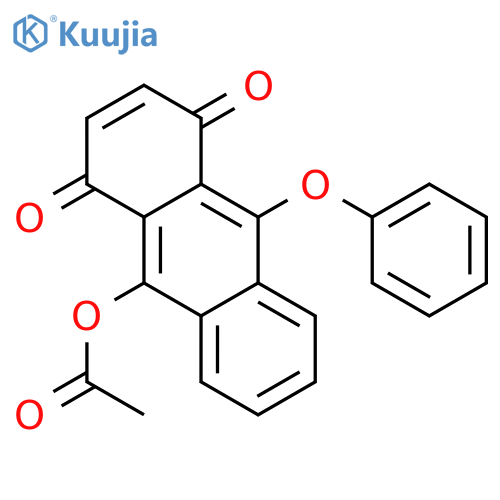 1,4-Anthracenedione, 9-(acetyloxy)-10-phenoxy- structure