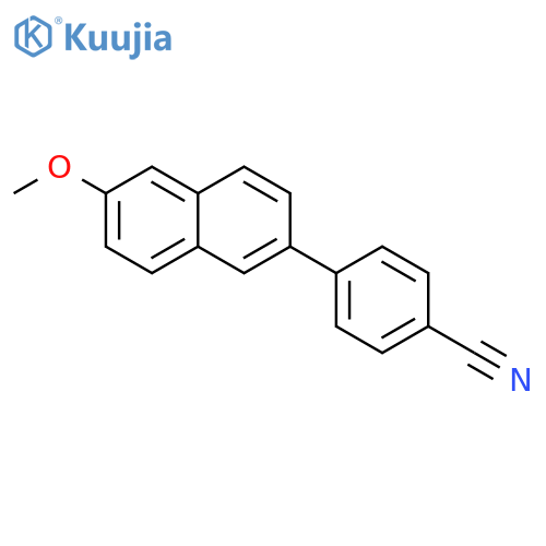 BENZONITRILE, 4-(6-METHOXY-2-NAPHTHALENYL)- structure