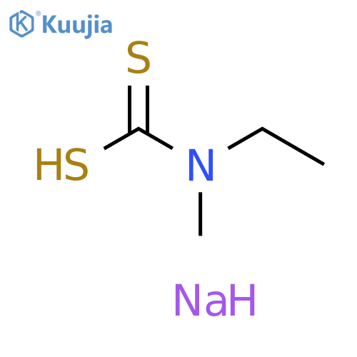 Carbamodithioic acid, ethylmethyl-, sodium salt structure