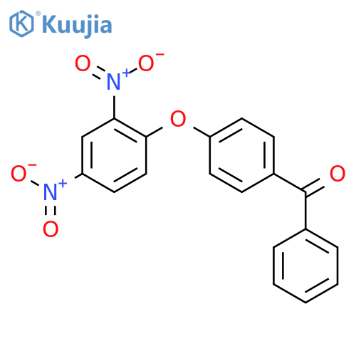 [4-(2,4-dinitrophenoxy)phenyl]-phenylmethanone structure