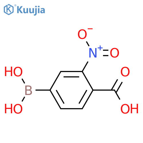 4-Borono-2-nitrobenzoic acid structure
