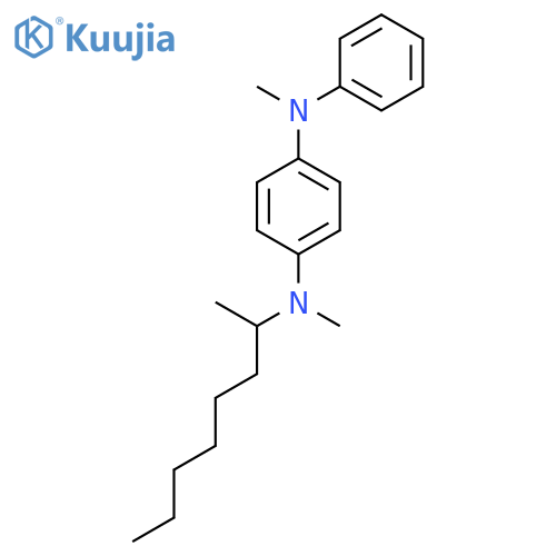 1,4-Benzenediamine, N,N'-dimethyl-N-(1-methylheptyl)-N'-phenyl- structure