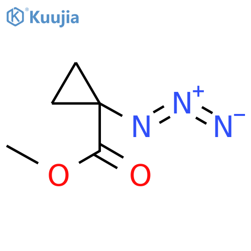 Methyl 1-azidocyclopropane-1-carboxylate structure