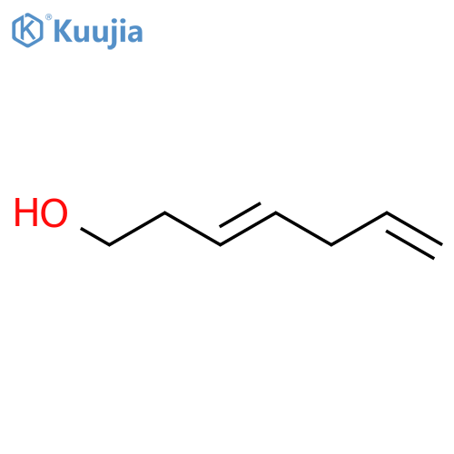 3,6-Heptadien-1-ol, (E)- structure
