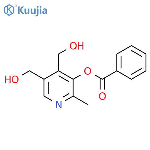 3,4-Pyridinedimethanol,5-(benzoyloxy)-6-methyl- structure
