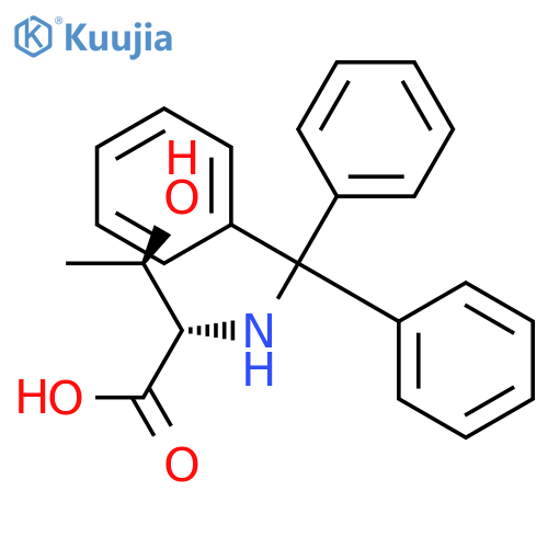 Trityl threonine triethyl ammonium salt structure