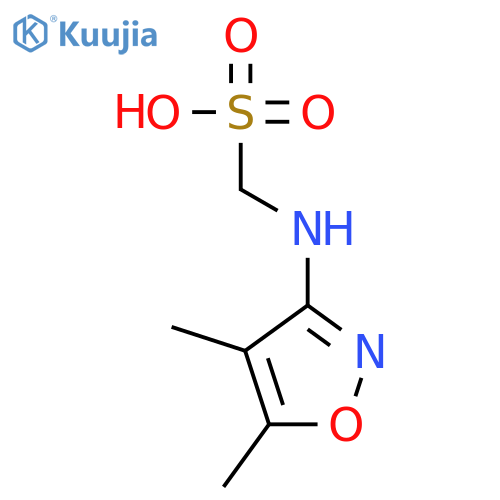 Methanesulfonic acid,1-[(4,5-dimethyl-3-isoxazolyl)amino]- structure