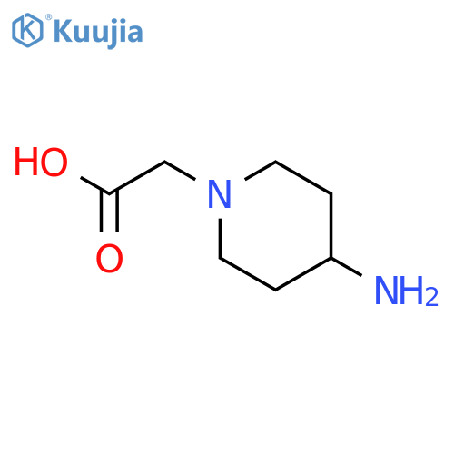 2-(4-aminopiperidin-1-yl)acetic acid structure