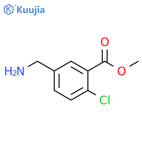 methyl 5-(aminomethyl)-2-chlorobenzoate structure