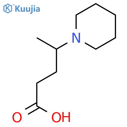 4-(Piperidin-1-yl)pentanoic acid structure