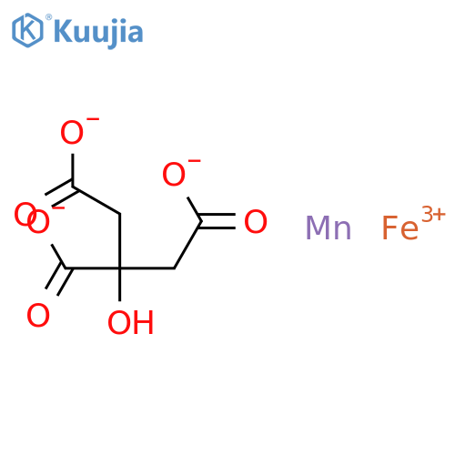 Iron(III) manganese citrate structure