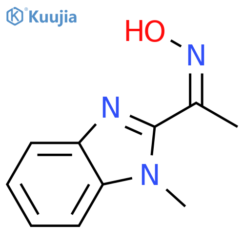 Ethanone, 1-(1-methyl-1H-benzimidazol-2-yl)-, oxime, (Z)- (9CI) structure