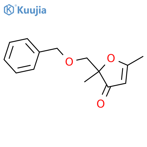 3(2H)-FURANONE, 2,5-DIMETHYL-2-[(PHENYLMETHOXY)METHYL]- structure