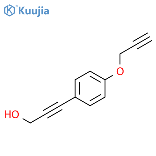 2-PROPYN-1-OL, 3-[4-(2-PROPYNYLOXY)PHENYL]- structure