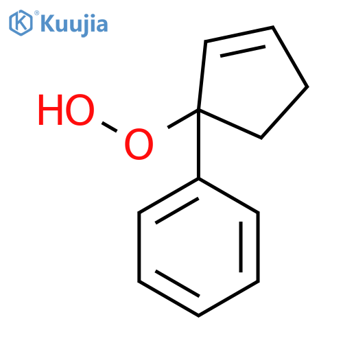 Hydroperoxide, 1-phenyl-2-cyclopenten-1-yl structure