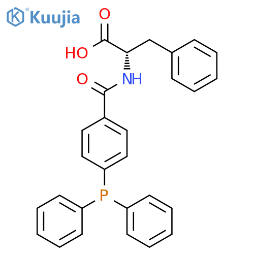 Phenylalanine, N-[4-(diphenylphosphino)benzoyl]- structure