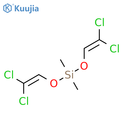 Silane, bis[(2,2-dichloroethenyl)oxy]dimethyl- structure