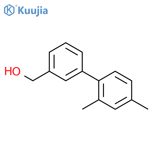 3-(2,4-dimethylphenyl)phenylmethanol structure