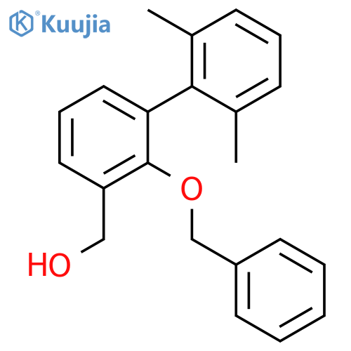 [1,1'-BIPHENYL]-3-METHANOL, 2',6'-DIMETHYL-2-(PHENYLMETHOXY)- structure