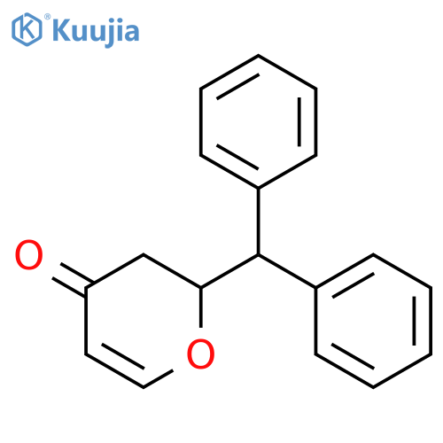 2-Benzhydryl-2H-pyran-4(3H)-one structure