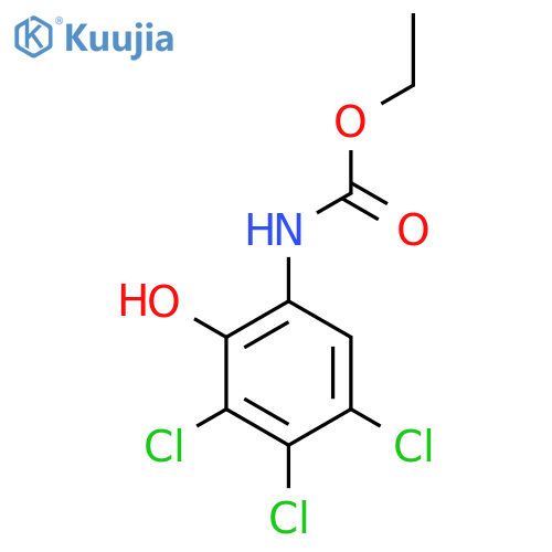 Carbamic acid, (3,4,5-trichloro-2-hydroxyphenyl)-, ethyl ester structure
