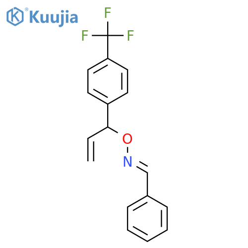 Benzaldehyde, O-[1-[4-(trifluoromethyl)phenyl]-2-propenyl]oxime structure