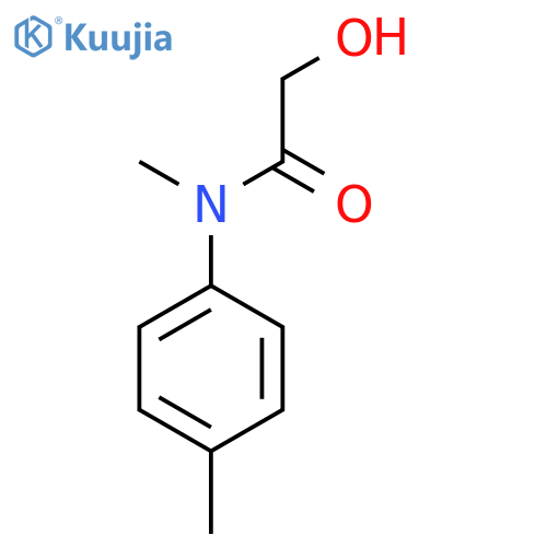 Acetamide, 2-hydroxy-N-methyl-N-(4-methylphenyl)- structure