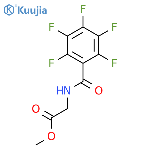 GLYCINE, N-(PENTAFLUOROBENZOYL)-, METHYL ESTER structure