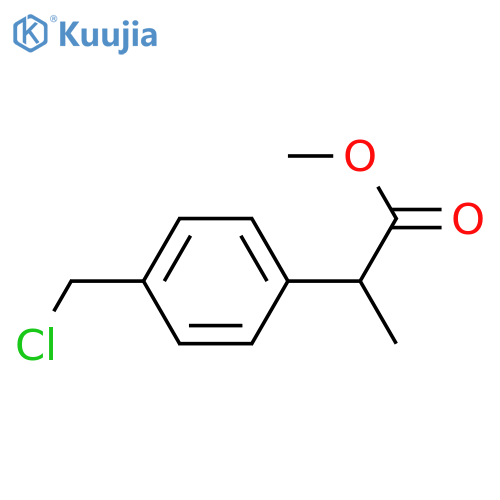 METHYL2-(CHLOROMETHYL)PHENYL)PROPIONATE(MIXTURE) structure
