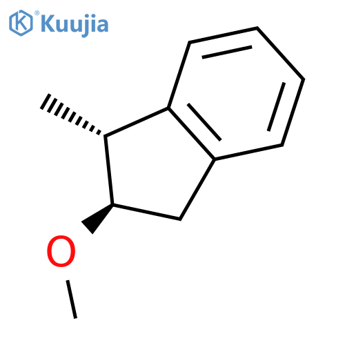 1H-Indene, 2,3-dihydro-2-methoxy-1-methyl-, trans- structure