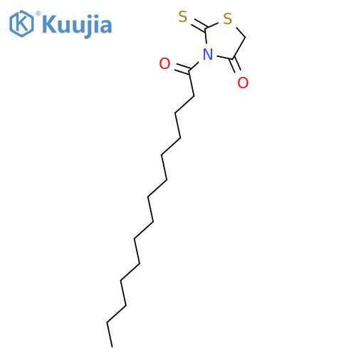 4-Thiazolidinone, 3-(1-oxotetradecyl)-2-thioxo- structure