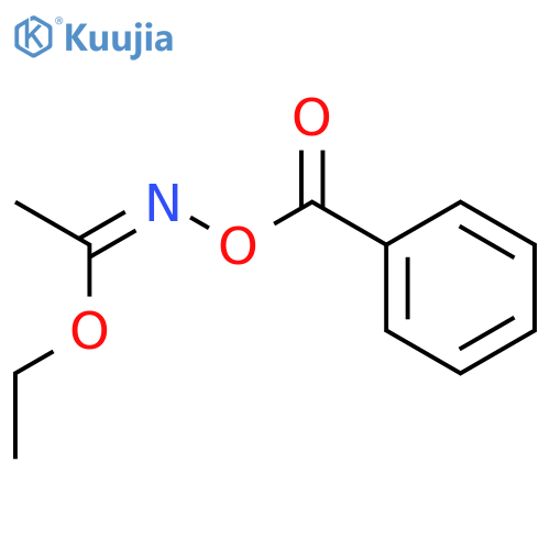 [(E)-1-ethoxyethylideneamino] benzoate structure
