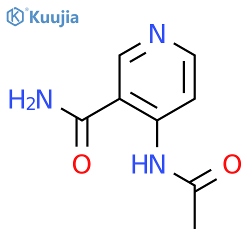 4-acetamidopyridine-3-carboxamide structure