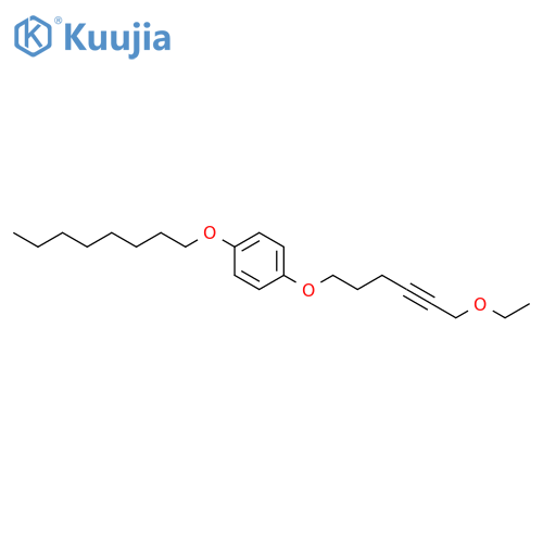 Benzene, 1-[(6-ethoxy-4-hexynyl)oxy]-4-(octyloxy)- structure