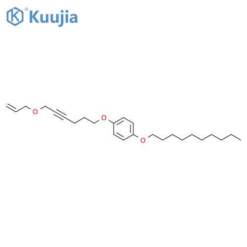 BENZENE, 1-(DECYLOXY)-4-[[6-(2-PROPENYLOXY)-4-HEXYNYL]OXY]- structure