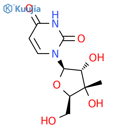 Uridine, 3'-C-methyl- structure