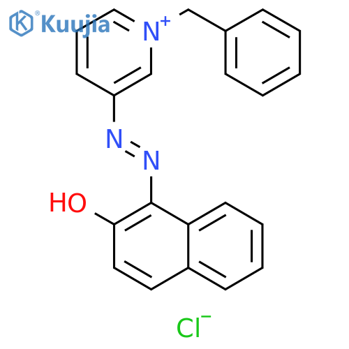 Pyrldinium, 3-[(2-hydroxy-1-naphthalenyl)azo]-1-pheny(Methyl)-Chlorlde structure